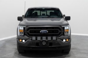 Ford F-150 Fog Light Kit - Front - Diode Dynamics - Stage Series SS3 Fog Pocket Kit, White Max Fog + Pro Combo Pods - White (Amber backlight) - `21-`23